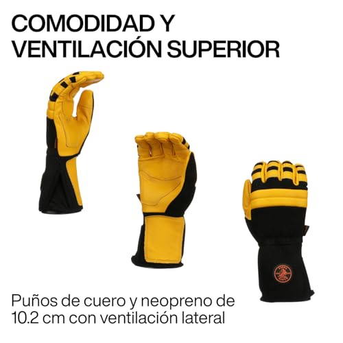 Guantes de carnaza electricista 13 Imagen adicional