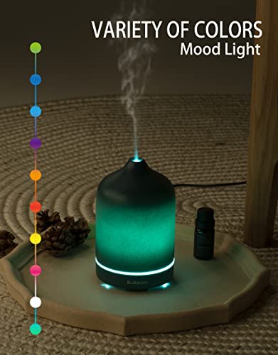 Essential Oil Diffuser,Nature Ceramic Diffuser,Stone Ultrasonic Essential Oil Diffuser for Aromatherapy (Blue) - Image 5
