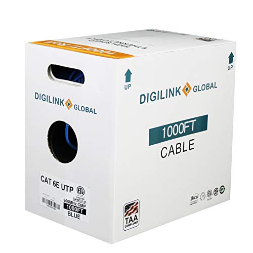 Cable Cat6e Plenum UTP 1000ft 23AWG Azul miniatura 1