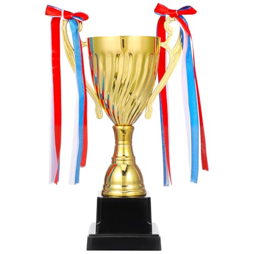 Trophée doré de 24,5 cm comme cadeau de fête original pour féliciter les gagnants