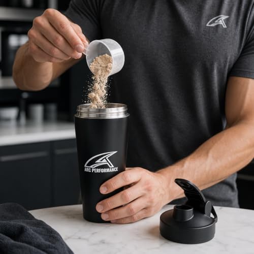 Shaker protéiné inox isotherme double paroi haute performance - 4