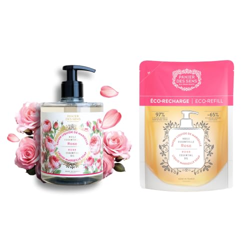 Image of Panier des Sens Rose Liquid Hand Soap, 33.8 fl oz