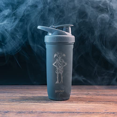 Image of Smartshake Reforce Stainless Steel Harry Potter Dobby Shaker Bottle (900 ML /30oz) | Light Weight Resistance Sports Shaker Bottle with a Soft Lid | Leakproof, BPA Free & DEHP Free
