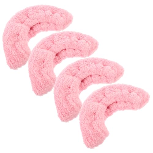 VINTORKY 2Pair Elastic Plush Water Absorbing Ice Skate Blade Covers Light Pink S Hockey Skate Protectors for Boys and