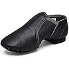 Stelle Jazz Shoes for Girls Boys Leather Unisex Slip-On Dance Shoes (Toddler/Little Kid/Big Kid)