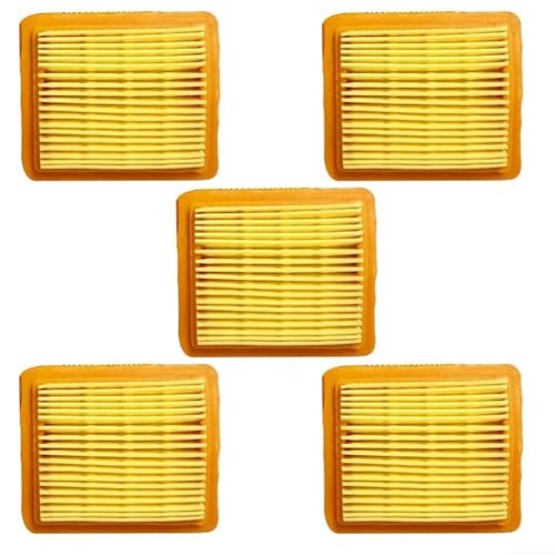 Lot de 5 filtres à air pour Moteur Honda GX50 GX-50 47,9 CC 4 Temps, améliore Les Performances, Installation Facile, pièces de Tondeuse à Gazon, L 80 mm x...