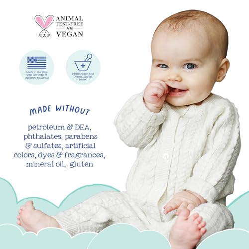 Oilogic Stuffy Nose & Cough Essential Oil Vapor Bath for Babies & Toddlers - Gentle Baby Bath Essentials – Pediatrician-Tested & Safe for Babies, 12.9 Fl Oz - Image 4