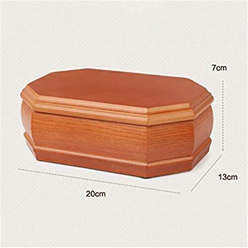 Preisvergleich Produktbild Cxjff tragbare kleine Reise Schmuckschatulle Europäischen Retro-Holz Schmuckschatulle High-End-Schmuck unter Halskette Aufbewahrungsbox Mini tragbare achteckige Schmuckschatulle weibliches Mädchen