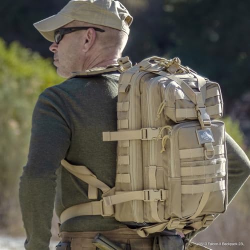 Image of MAXPEDITION Falcon-II Backpack, 23L Tactical Backpack, Survival Pack, Bug Out Bag, MOLLE Go Bag for EDC, 0513