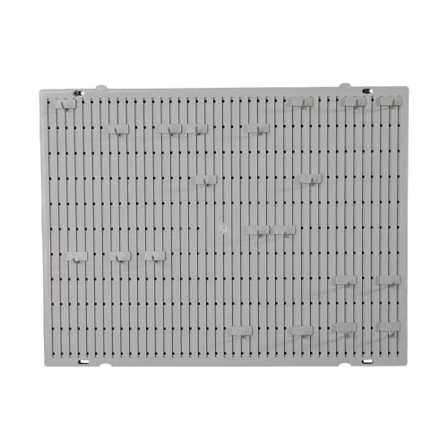 Alkon Multy Display Pegboard (MDB500) for Garage Tool Storage | Office | Workshop | Factory | Organization | Hooks | Kitchen | Shop | Home | DIY, Grey | peg Board Wall Mount | Tool peg Board|