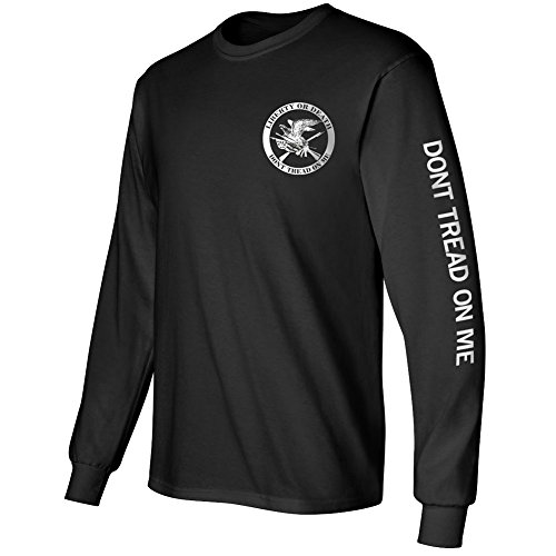 Gadsden and Culpeper Evolution of Freedom Longsleeve T-Shirt (Black)