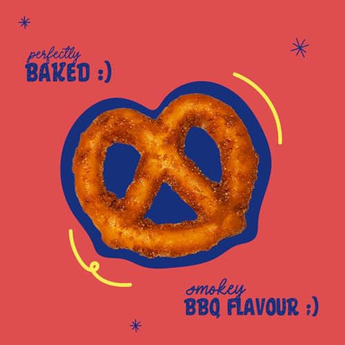 Image of Atom Eats Spicy Pretzels : Korean BBQ Pretzels 30g | Crunchy Namkeen, Chatpata Snack - Perfect for Travel, Parties, Movie Nights - Baked, Not Fried - Healthy Snacks, Wheat Flour, Korean BBQ Seasoning