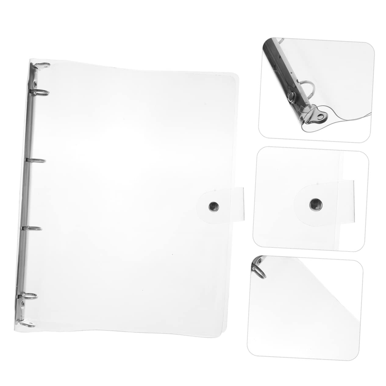 Couverture de Cahier à Anneaux 2 Pièces en Plastique, Enveloppe de Reliure
