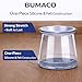 BUMACO 40Pcs Chair Leg Floor Protectors Chair Leg Protectors for Hardwood Floors Silicone Pads Covers to Protect Floors Universal L Clear Fit (1-5/16