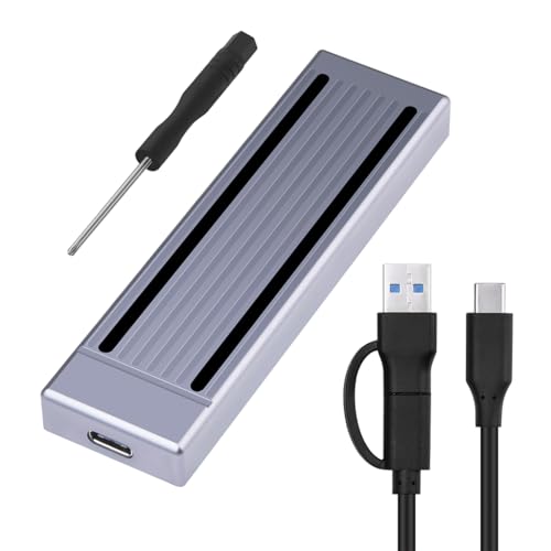 Carcasa externa JMT para SSD M.2 con luz RGB miniatura 1