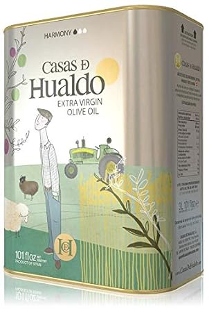 Casas de Hualdo, Harmony, Extra Virgin Olive Oil, 3 Liter Pack of 1