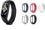Xiaomi Mi Band 7 Smartwatch - Europäische Version - Mit 5 TECHPUNT Farbbänder