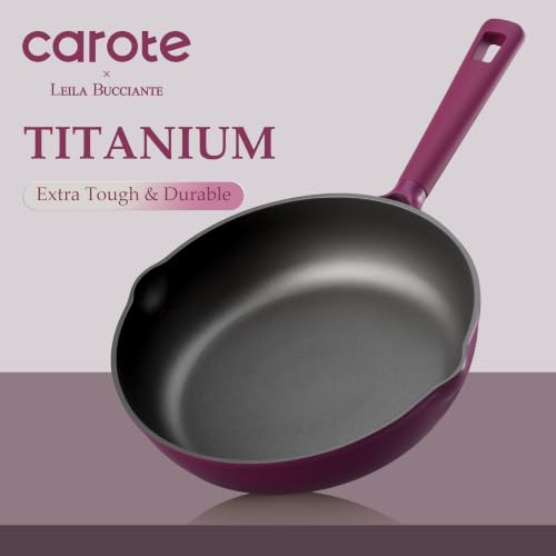 Image of CAROTE 31PCS Pots and Pans Set, Nonstick Cookware Set Kitchen Non Stick Induction Cookware Non-toxic Granite Cooking set, PFOA Free