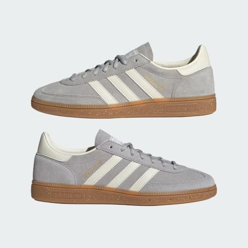 Image of adidas Handball Spezial Men's Shoes, Grey Two /Cream White /Cloud White, Size 7.5