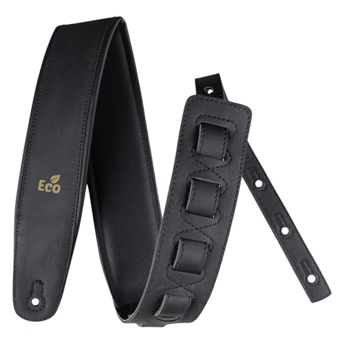 Basso - Correa de guitarra ECO 01 para guitarras eléctricas/acústicas, materiales reciclables,...