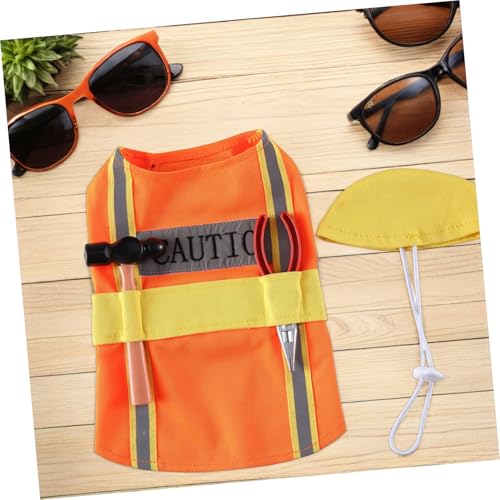 Disfraz para perro resistente Toddmomy talla M naranja miniatura 6