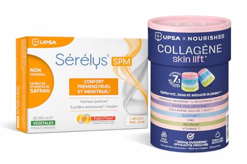 Compléments Alimentaires Peau & Confort Prémenstruel UPSA Sérélys pour Routine Sereine