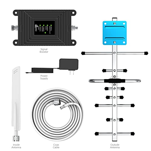 Home 5G Cell Phone Signal Booster - Boosts 5G 4G Lte Data | Covers Up To 4,000 Sq.ft | Works With Verizon, At&T, Straight Talk, U.s. Cellular, Metro Pcs, Sprint, Cricket | Fcc Approved #TOP7