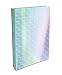 Studio Oh! Hardcover Medium Coptic-Bound Journal Available in 11 Different Designs, Holographic Mermaid Scales