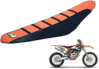 JFG RACING Gripper Soft Seat Cover Skin For 85 105 125 150 200 250 300 350 450 500 525 SX SXF EXC XCW 11-15 - Orange - coolthings.us