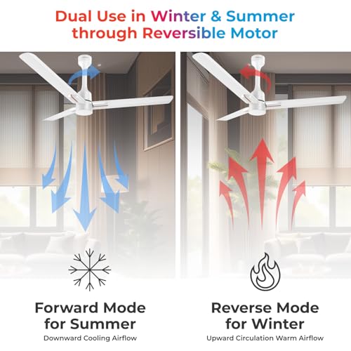 Image of Polycab Wizzy Neo 1200mm 5-Star BLDC, Remote Ceiling fan for Living Room| 55% Energy Saving, 100% Copper, High Air Delivery, 6 Speed Setting, Free Installation | 4-yr Warranty【White Rosegold】