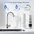 iSpring CT10-W Countertop Water Filter, Multi-Layer Faucet Water Filter System with Versatile Faucet Adapter, Reduces Heavy Metals, Bad Odor, and Chlorine, White