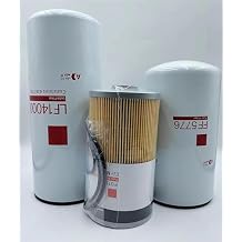 LF14000NN FF5776 FS19727 3 Pack Filter Kit wth Lube Filter, Fuel Filter and Fuel Water Separator Filter Compatible with Cummins Fleetguard