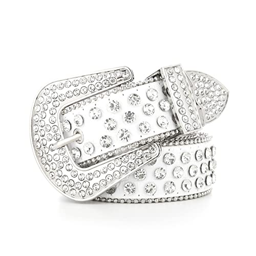 Ceinture d'été avec strass brillants unisexe pour robe et jean