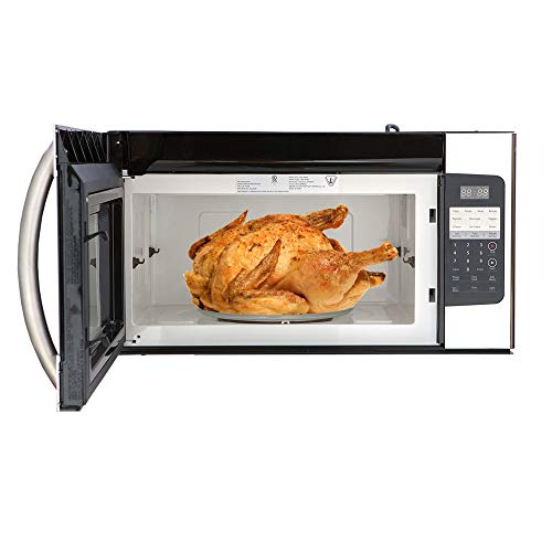 SMETA-Over-The-Range-Microwave-Over-The-Range-Microwave-with-Vent-17-Cu-Ft-30-Inch-1000W-Over-the-Stove-with-Exhaust-Fan-Stainless-Steel-Under-Cabinet-Bottom-Light-Safe-Child-Lock-for-RV