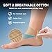 Precut Kinesiology Tape for Ankle, Upgraded Ankle Tape Athletic 24PCS, KTQUICK Tape for Ankle Support & Pain Relief, 5% Stronger Adhesive, Waterproof & Breathable Cotton Kinesiology Tape Ankle(Beige)