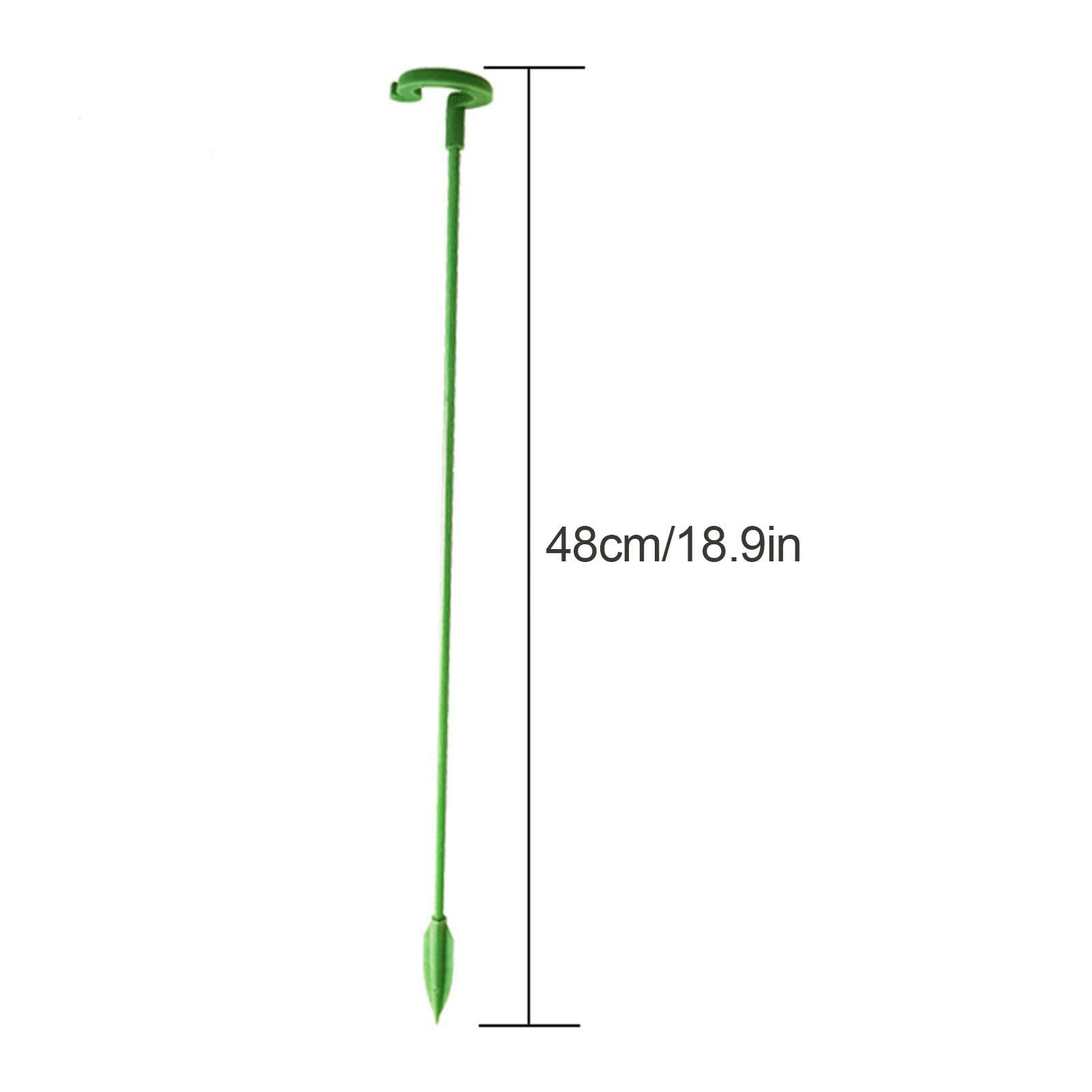 10 Varillas De Soporte Para Plantas De Interior Y Exterior - Ideales Para Tomates, Rosas, Peonías Y Otras Flores De Tallo Alto