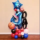 Zoom IMG-2 ponmoo foil palloncini numeri 4