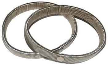 A Pair Of Shirt Sleeve Holders Armbands, Sprung Type CHOOSE YOUR COLOUR (Silver)
