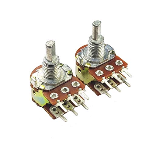 Image of AVS COMPONENTS Pack Of 10 Pcs 47K ohm A47 B47 dual potentiometer variable resistor