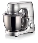 Ariete 1583 Gourmet Essence, Impastatrice Planetaria, Impasta, Monta e Amalgama, 1300W, Capacità 5,2L, 2 fruste e 1 gancio, 10 velocità + Pulse