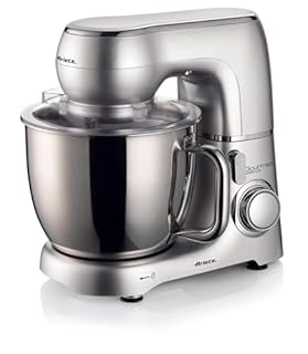 Ariete 1583 Gourmet Essence, Impastatrice Planetaria, Impasta, Monta e Amalgama, 1300W, Capacità 5,2L, 2 fruste e 1 gancio, 10 velocità + Pulse