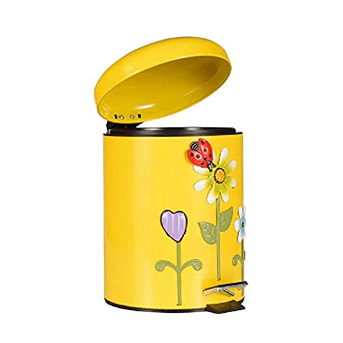 Poubelle cuisine et poubelle salon avec panier à papier et couverture