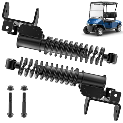 Cartclan Golf Cart Front Shock Strut Assembly Suitable for 2015-UP EZGO RXV Gas & Electric Golf Cart, Driver and Passenger Side, Replace OEM#: 655526,655529