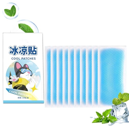 Almohadilla de gel de refrigeración portátil para frente, cuello y manos, parches de refrigeración para niños, paquete de enfriamiento instantáneo, parche de fiebre, almohadilla fría para niños,