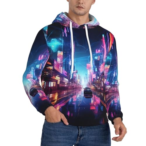 Sweat à capuche Fantasy Dizziness unisexe vêtement streetwear avec poche confort