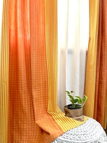 RANGBHAR 100% Cotton Handloom Curtains for Window | Curtains for ...