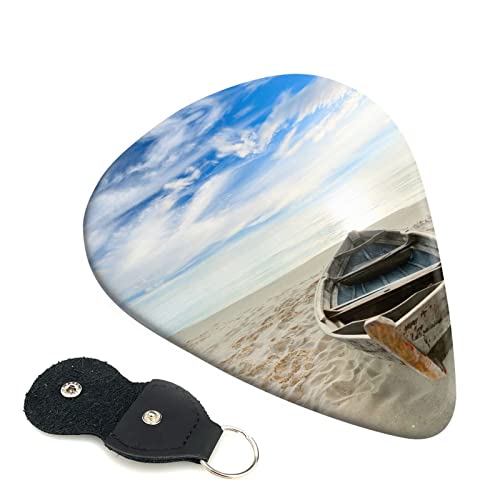 Boat On The Beach Lot de 6 médiators pour guitare acoustique, guitare électrique, basse, ukulélé – fins, moyens et épais… - Les Beatles, Paul McCartney, John Lennon, RIngo Starr, George Harrison Boat On The Beach Lot de 6 médiators pour guitare acoustique, guitare électrique, basse, ukulélé – fins, moyens et épais…