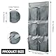 IFUDE Schuhorganizer Camping Schuhhalter Wohnmobil Ohne Bohren, Shoes Organizer Closet Hängend für Schrank, Tür, Wohnmobil Schuh Aufbewahrung 6 Große Masche Taschen, Nicht Gewebte Stoffe