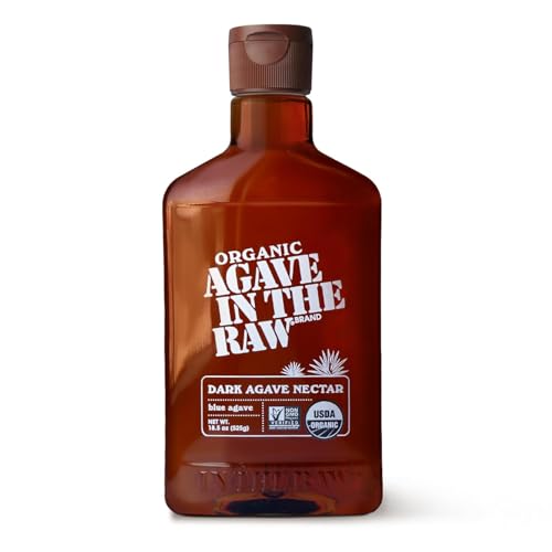 Organic Agave In The Raw Agave Nectar, 18.5 oz., Made With Blue Agave From Mexico, USDA Organic, Non-GMO Project Verified, Kosher Vegan and Low Glycemic Index