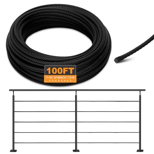 T316 Black Stainless Steel Cable